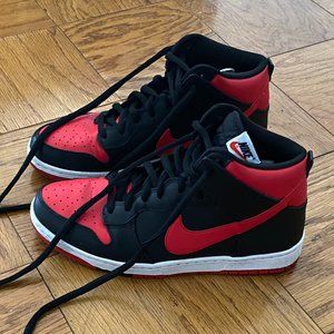 Nike Dunk CMFT Size 11.5 Red / Black / White - Style No. 705434-600